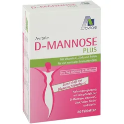 D-Mannose Plus 2000mg Tabl. M. Vit. U. Mineralst. 60 ST