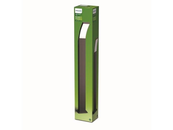 Philips Splay Außenlaterne, 800 lm, 2700 K, PowerShield, IP44 wetterfest, langlebig, Aluminium, lange Lebensdauer, integrierte LED, anthrazitgrau