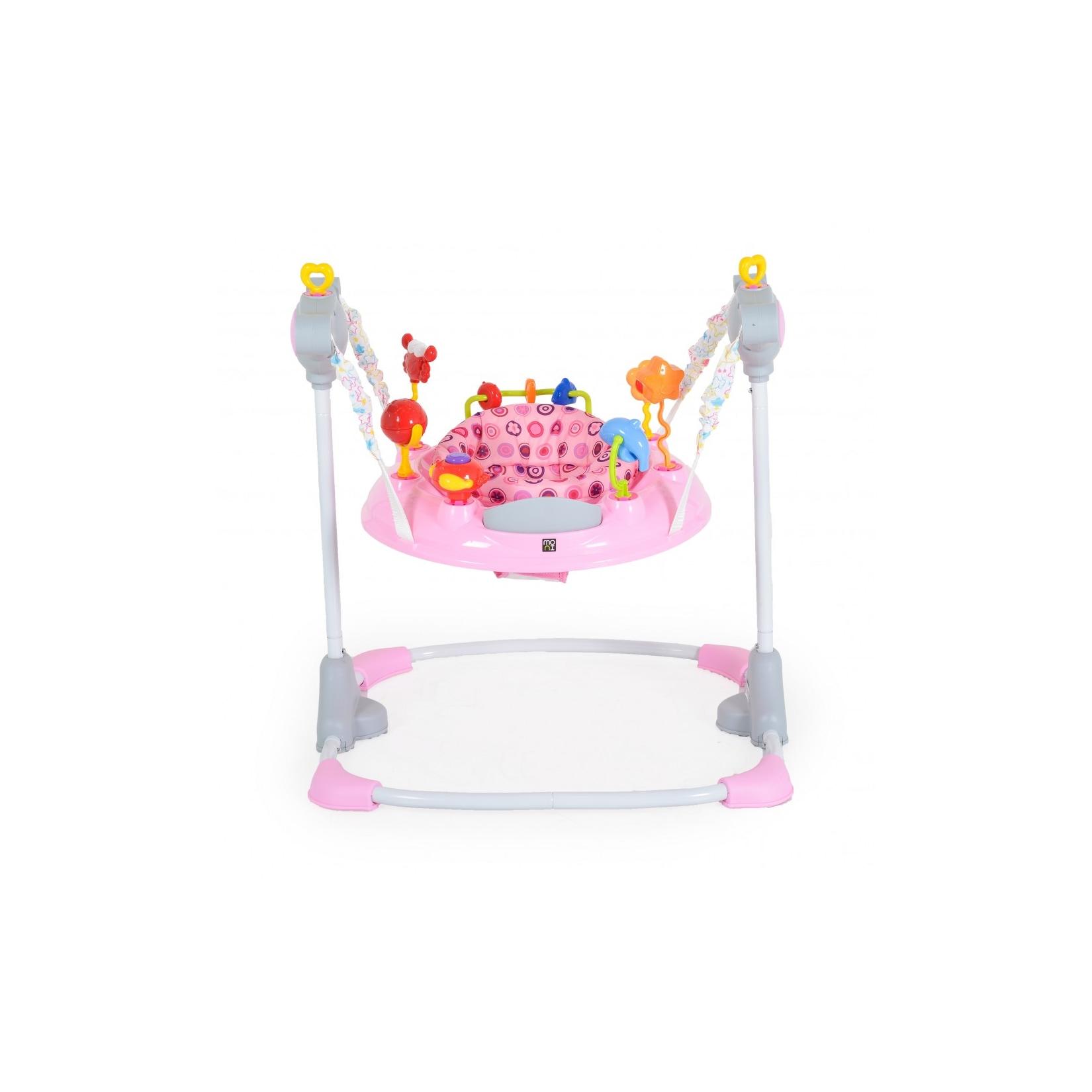 Hopser Vista mit Spielcenter, Musik, Licht, MP3-Anschluss, Höhe einstellbar rosa pink