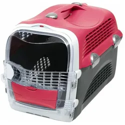 Catit Transporter Design Cabrio, rot (Hund, Katze, Atmungsaktiv), Tiertransport