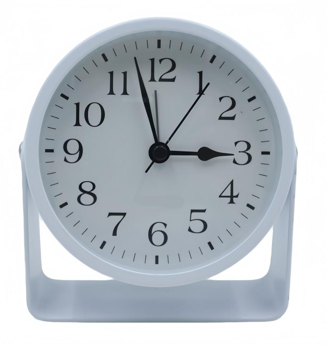 Dripio Quartzwekker met verlichting, wit, 11,4 cm