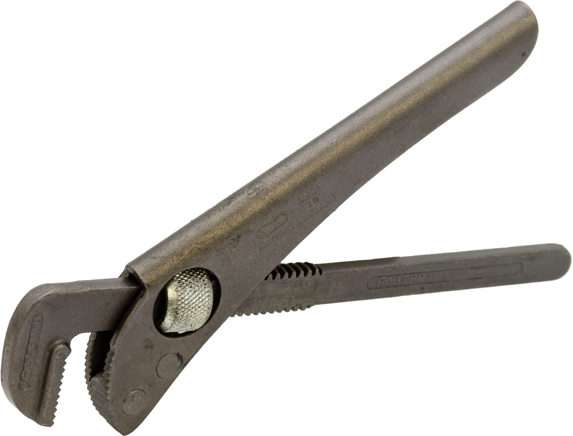 Footprint Thumbturn Pattern Pipe Wrench – 7 (175mm)