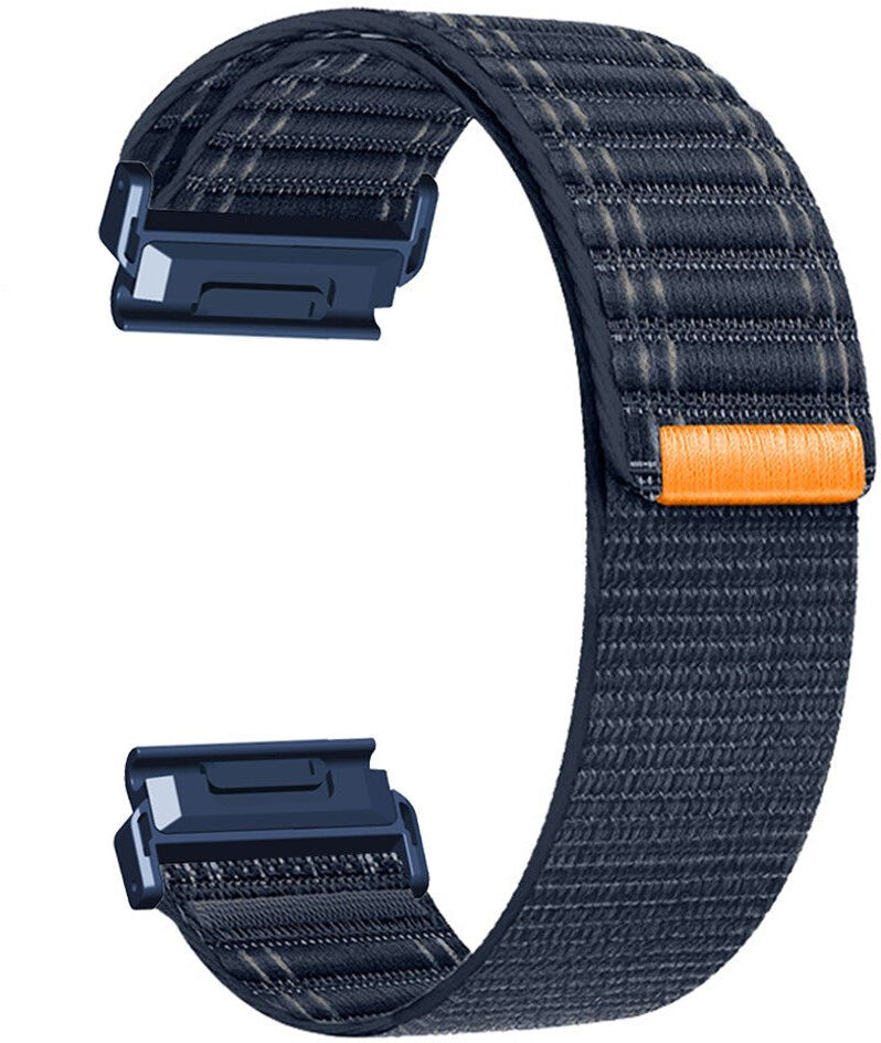 Universal Garmin 22mm QuickFit EIDERWOOD Nylon Loop Smartwatch Rem - Blå