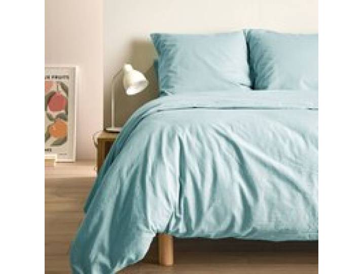 Drap plat coton lin Valentine