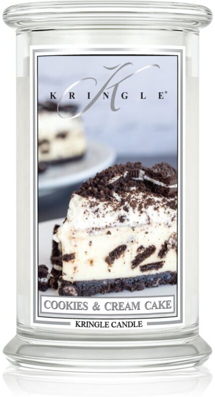 Kringle Candle Cookies & Cream Cake scented candle with cap 623 g