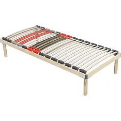 Coemo Hochwertiges Bettgestell mit Lattenrost DORADO 80 x 200 cm Massivholz Buche