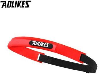 Uplifted Finds AOLIKES Adjustable Silicone Sports Sweatband And Non Slip Running Headband (1 PC) red