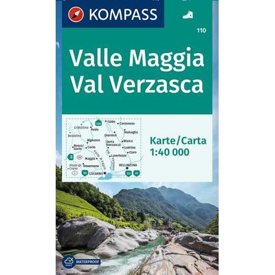 KOMPASS Wanderkarte 110 Valle Maggia, Val Verzasca 1:40.000, Sonstige von , KOMPASS Freytag & Berndt, 978-3-99121-980-4
