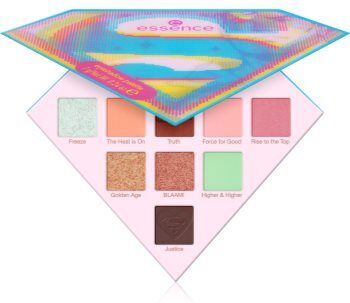 Essence Superman paleta de sombra para os olhos tom 02 Join the league 7 g. Superman