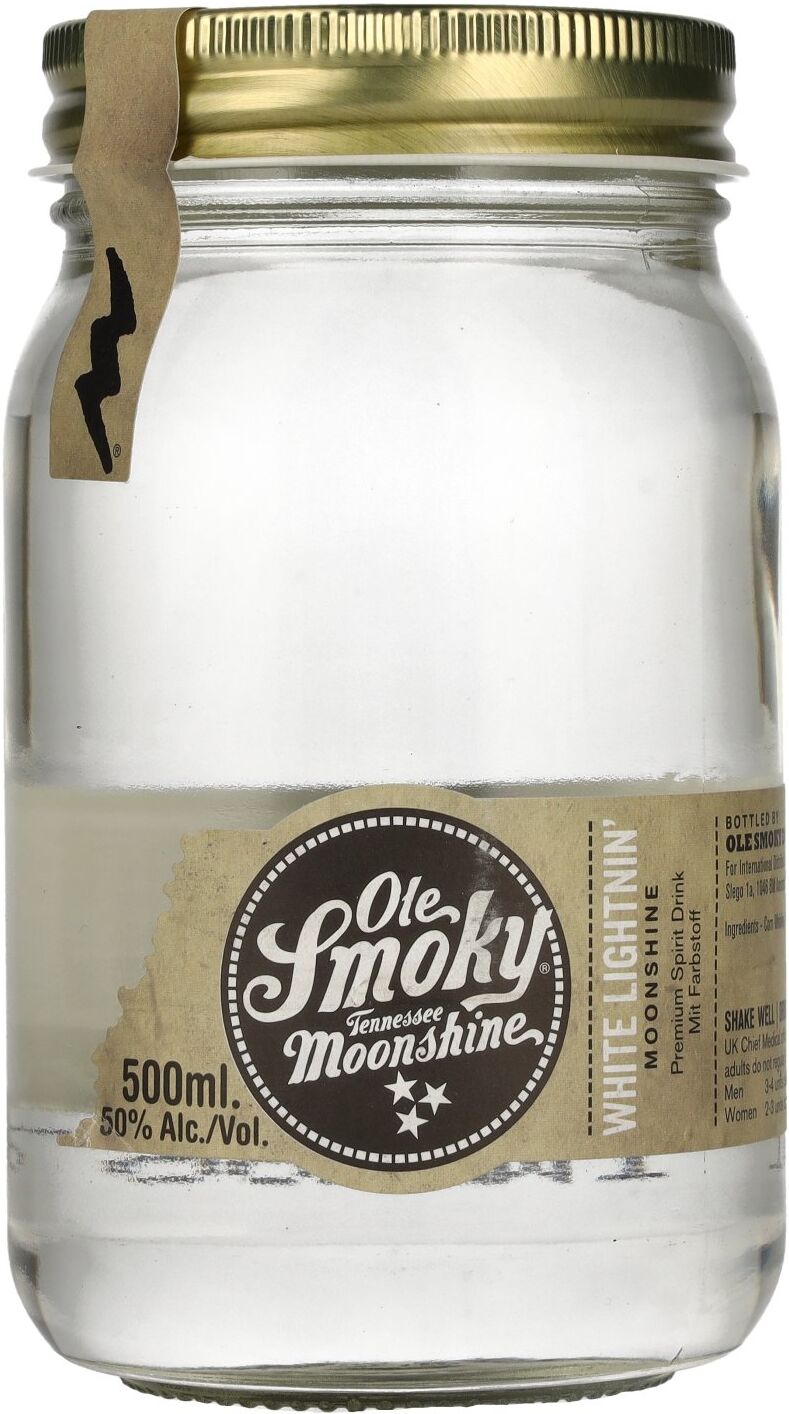 Ole Smoky Moonshine Ole Smoky Tennessee Moonshine WHITE LIGHTNIN' 50% Vol. 0,5l