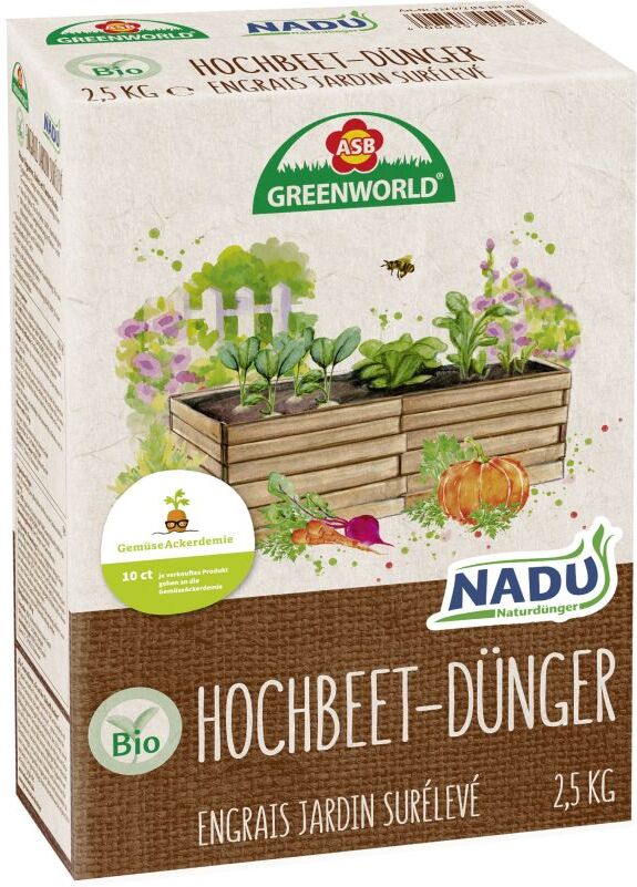 ASB Greenworld Bio Hochbeetdünger Nadu 2,5 kg