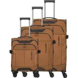 travelite BRIIZE Trolley 4-Rollen L exp./M exp./S Curry