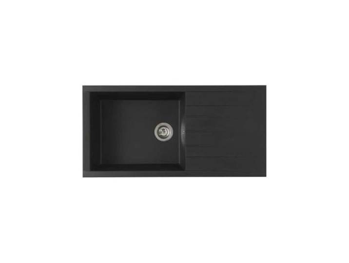 STRADOUR Sp�le in CUBE gebaut, in SMC BLACK STRAW - 06, 1 Tablett, Abmessung 100 * 50 cm, manuelle Entleerung