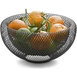 Philippi, Dekoschale, Fruitschaal Prachtige eyecatcher Mesh Schaal XL  Poedercoating staal