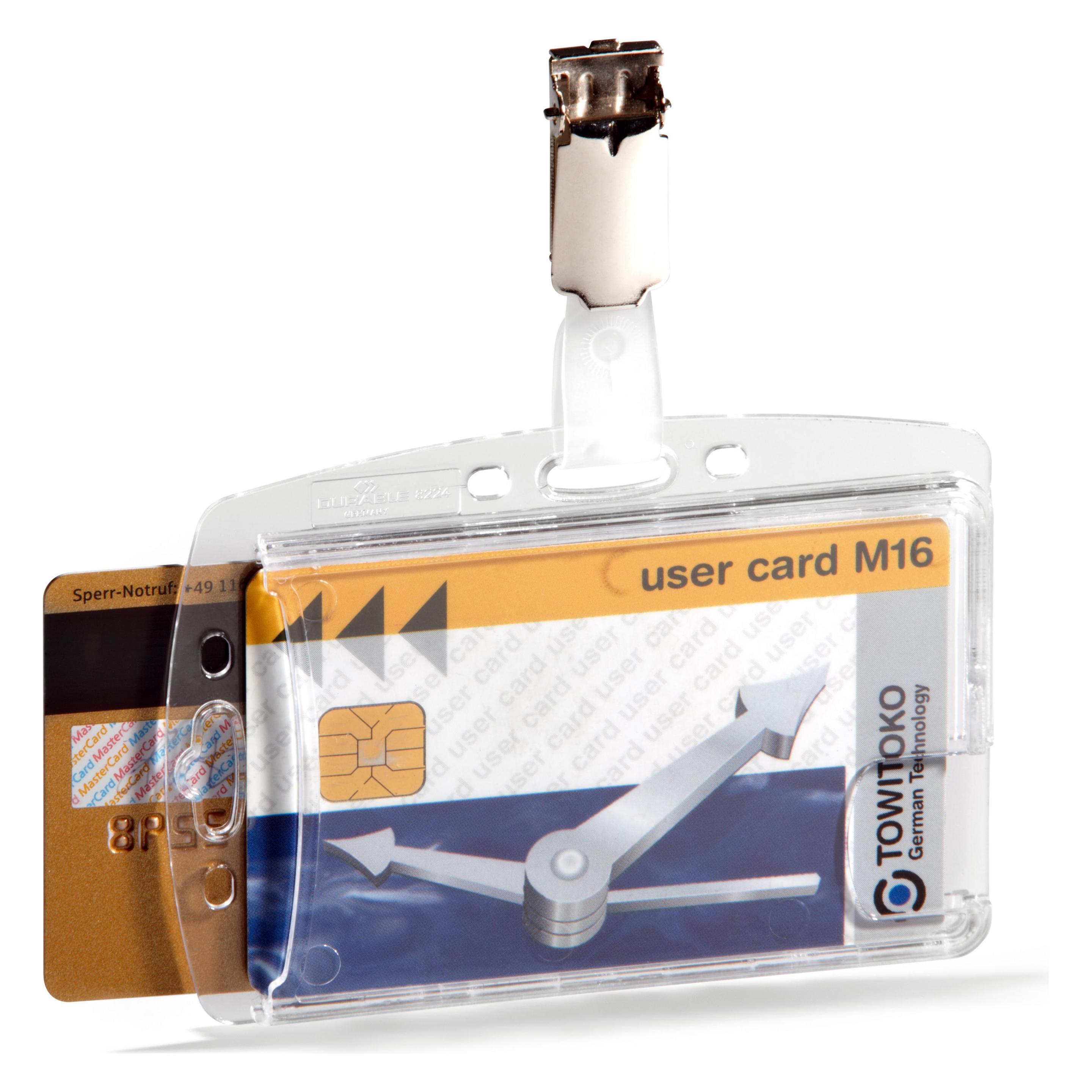 Durable Hartbox für Betriebsausweise (801319)