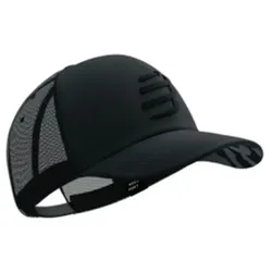 Compressport Damen/Herren/Unisex Trucker Cap schwarz