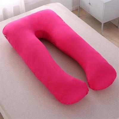 Inspire Select DreamNest U Shaped Pregnancy & Nursing Pillow Full Body Maternity Support Cushion red