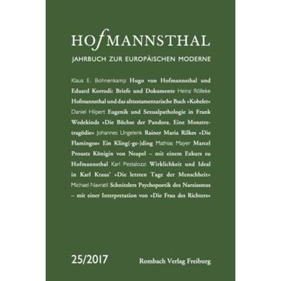 Hofmannsthal Jahrbuch zur Europäischen Moderne, Taschenbuch von , Rombach Wissenschaft, 978-3-96821-593-8