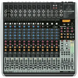 Behringer Xenyx QX2442USB (Studio- und Livemixer), Mischpult, Schwarz