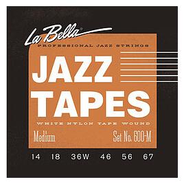 La Bella Jazz Tapes 600M Wh.Nylon Med. (Gitarre) (B01MDUR2GB)