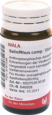 WALA Heilmittel GmbH SALIX/RHUS comp.Globuli 20 g 08787548