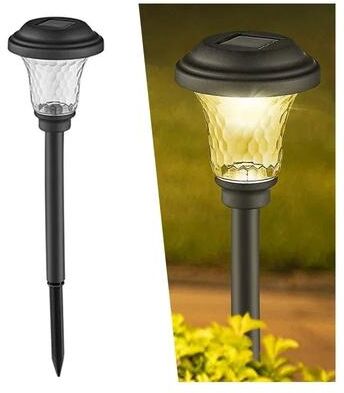 Uplift Picks Solar Ground Lights Brighten Pathways Gardens Driveways With Waterproof Outdoor Illumination warm Upgrade 1 Pc