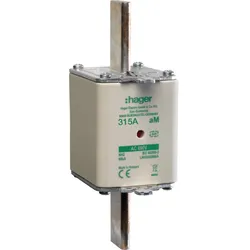 Hager LNH2315M6A NH-Sicherungseinsatz NH2 690V aM 315A Kombimelder Grifflasche spannunsgführend