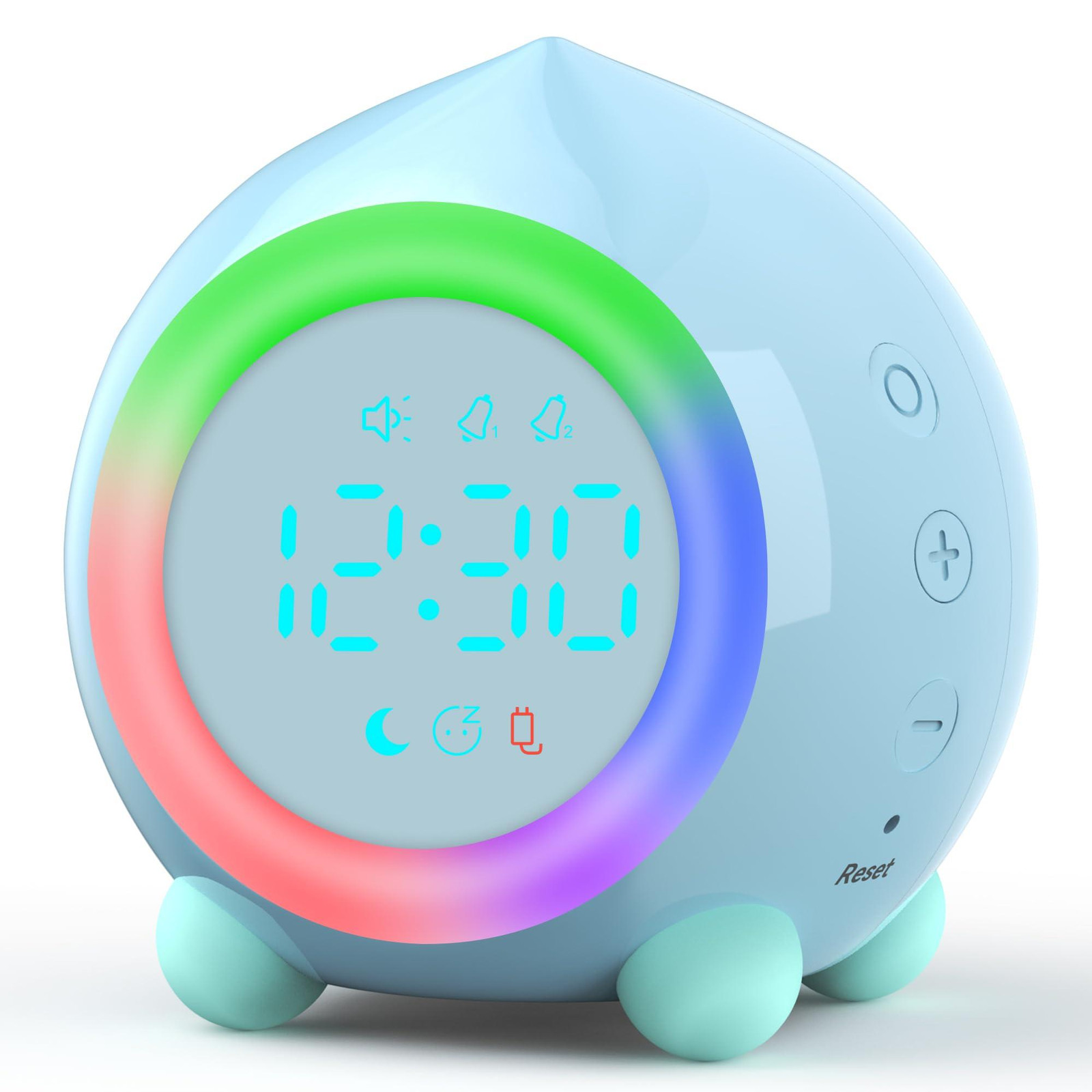 Dripio Digitale kinderwekker met zonsopkomstfunctie, nachtlampje en timer