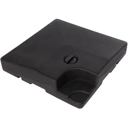 Derby Füllplatte 35 kg, 2er-Set, Kunststoff Schwarz