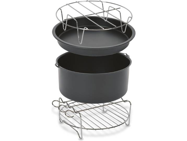 Tefal Easy Fry XXL XA1130 - Airfryer Accessoire - 4-delig - Non-Stick - Voor XXL Heteluchtfriteuse - Gemakkelijk Schoon te Maken