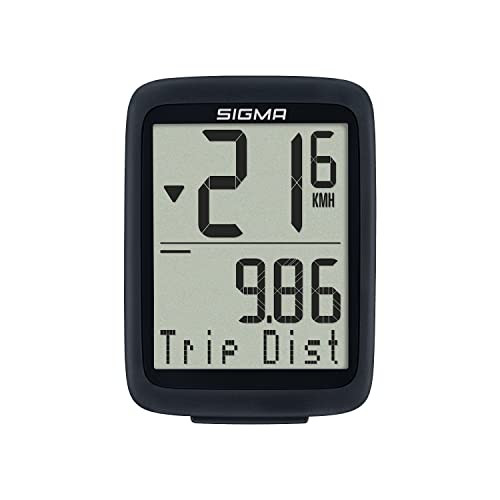 Sigma BC 8.0 WR Fietscomputer met kabel en 8 functies - Zwart