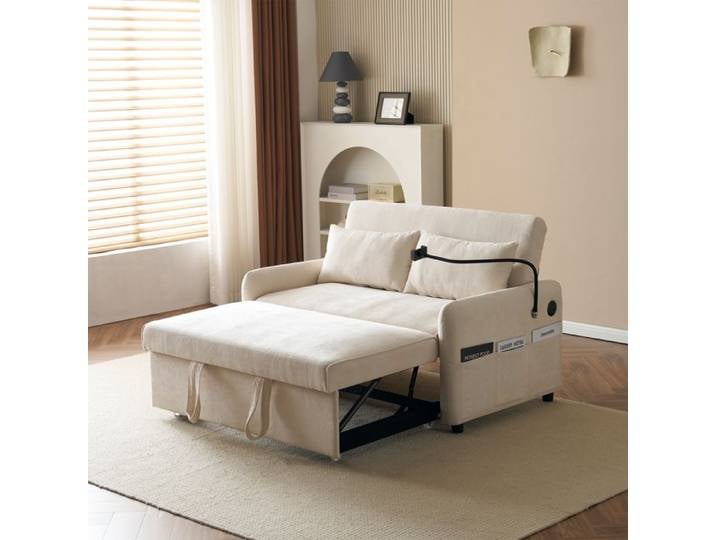 Haute qualité nouveau design moderne canapé - lit pliant double canapé multifonctionnel avec fonction de couchage dossier