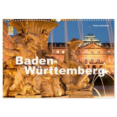 Baden-Württemberg (Wandkalender 2026 DIN A3 quer), CALVENDO Monatskalender