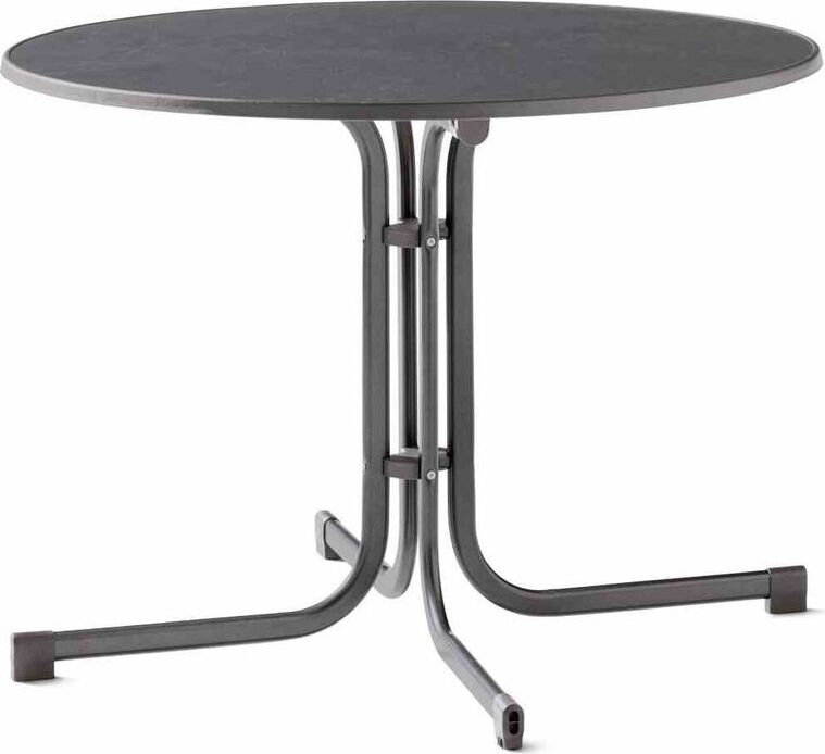 Sieger Boulevard runde Klapptische Stahlrohr/Mecalit Pro Ø70 cm bis Ø100 cm