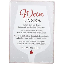 Deko Schild Weinfest groß
