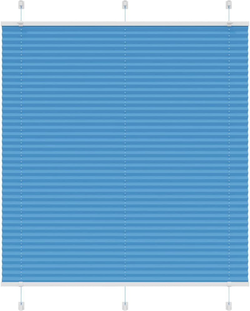 Metro Room Darkening Pleated Shade Blue 120cmW x 150cmL