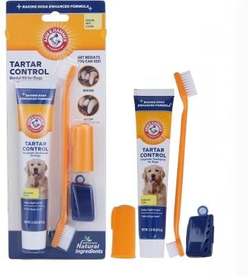 Uplifted Finds Pet Dental Cleaning Tools Kit For Dog And Cat Oral Care beef Flavor C