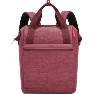 Reisenthel Rucksack Allrounder R, 39 cm, mit Laptopfach, twist maroon, Polyester, wasserabweisend, 12 L