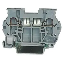 RS PRO Reihenklemme Grau, 4mm2, 300 V / 24A, Feder, Elektronikkabel + Stecker, Grau