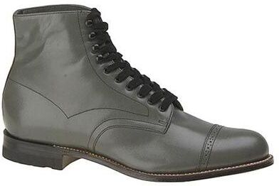 Stacy Adams Madison Hi Top - Mens 8 Grey Boot D