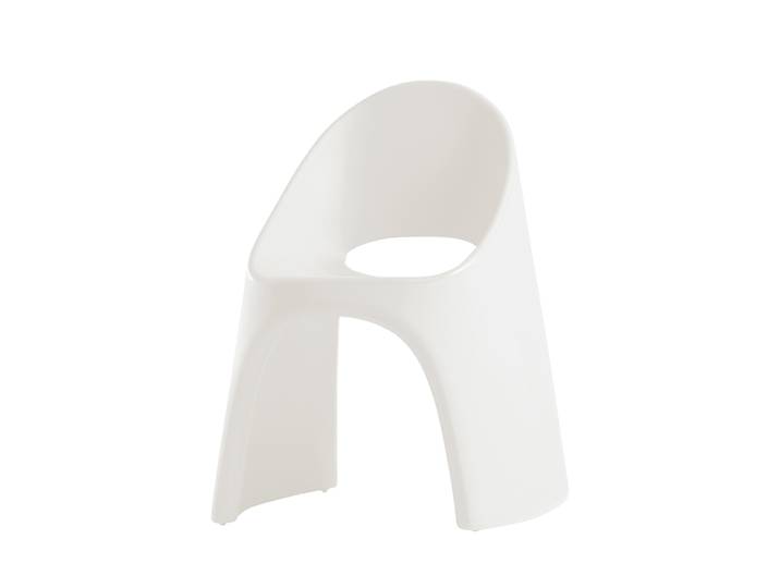 SLIDE set de 2 chaises AMELIE (Blanc - Polyéthylène)