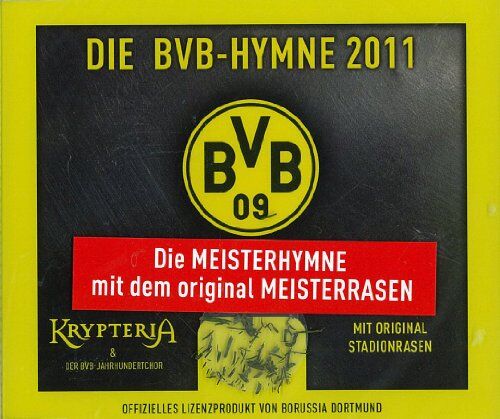 Krypteria - Die BVB Hymne 2011 (Offizieller Tonträger zum Meister Borussia Dortmund mit Originalrasen aus dem Signal Iduna Park) - Preis vom 09.10.2026 07:28:09 h
