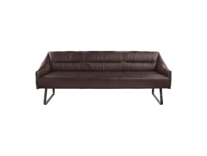 Musterring JustB! SP500 Sitzbank in Leder - Leder Z6954 mocca - 232 Modern, Zeitlos