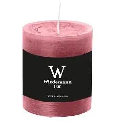 Wiedemann Kerzen Altrosa Rustic Kerzen, durchgefärbte Stumpenkerzen inkl. ASF 140 x 98 mm
