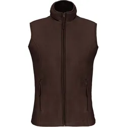 Kariban Damen Microfleece Gilet 'Melodie' Bodywarmer K906 chocolate M