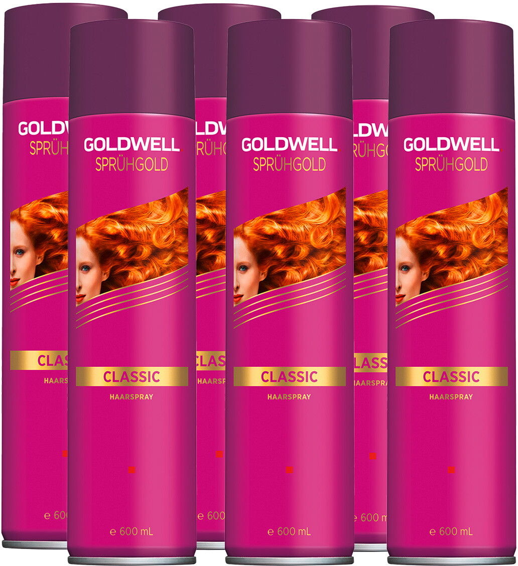 Goldwell Sprühgold Classic Hairspray Maxi Set (6 x 600ml)