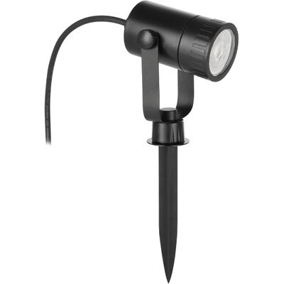 EGLO Stehlampe "NEMA-Z Stehleuchte, Außenleuchte, Spot, Erdspieß, schwarz, ZigBee 3.0", schwarz, Ø 9cm H: 11,5cm, 1 Stk., Leuchten, App / Sprachsteuerung Alexa, ‎‎‎‎‎‎‎125x115x90cm, exkl. Fernbedienung, Stehlampe