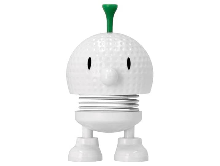 Hoptimist Golf Bumble – Wobbly Figure Decoration for Golf Fans and Sports Enthusiasts – Scandinavian Desk and Office Gadget – Fun Gift for Players and Coaches – 7.5 x 5.8 cm – Small – Yellow