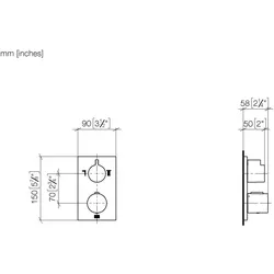 Dornbracht Unterputz-Thermostat 36426670  36426670-42