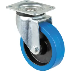 Showgear Swivel Blue wheel 125 mm - ohne Bremse